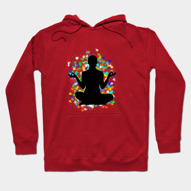 Nirvana yoga Hoodie by pepques